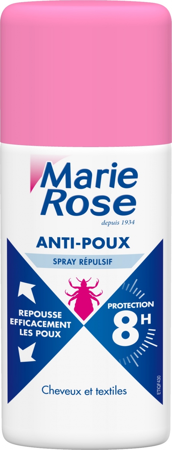 MARIE ROSE SPRAY REPULSIF ANTI-POUX 8H - Officine pharmaceutique du Dr  KHELLAF Samy